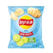 乐事 LAY'S 薯片 青柠味 135g/袋 14袋/箱