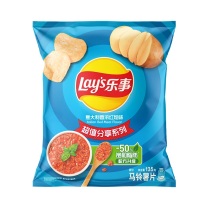 乐事 LAY'S 薯片 意大利香浓红烩味 135g/袋 14袋/箱