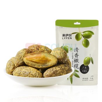 来伊份 清香橄榄 70g