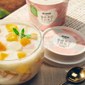 来伊份 蜜桃果肉牛奶布丁 198g