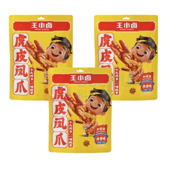 王小卤 虎皮凤爪 卤香味 210g*3袋