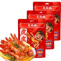 王小卤 虎皮凤爪 香辣味 105g*3袋