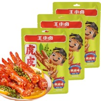 王小卤 虎皮凤爪 椒麻味 105g*3袋