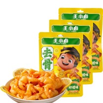 王小卤 去骨风爪 柠檬味 72g*3袋