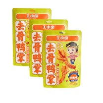 王小卤 去骨鸭掌 泰椒味 72g*3袋