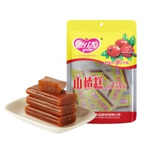 怡达 山楂糕 252g/袋 20袋/箱 独立小包装 8枚