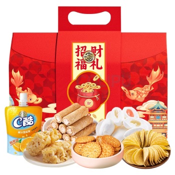 徐福记 零食礼盒 招财福礼 567g