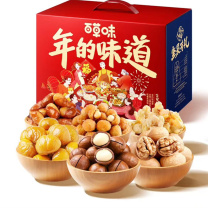 百草味 休闲零食 全家的年夜饭 1418g