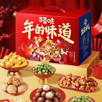 百草味 休闲零食 全家的年夜饭 1418g