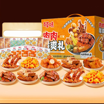 百草味 肉肉脆爽礼 564g