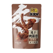 久久丫 黑鸭味鸭锁骨 85g/袋 30袋/箱