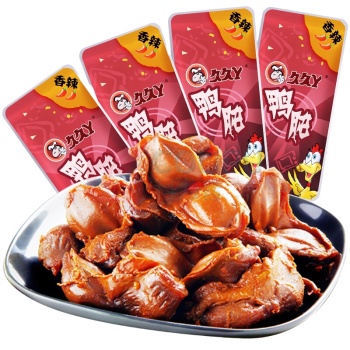 久久丫 香辣鸭肫 (新潮版) 120g/袋 20袋/箱