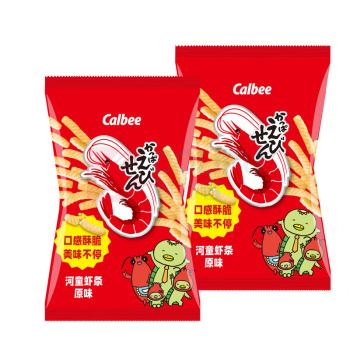 卡乐比 CALBEE 卡乐比(Calbee)虾条 原味90g*2 袋