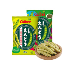 卡乐比 CALBEE 卡乐比(Calbee)豌豆脆零食 原味70g+海苔味64g