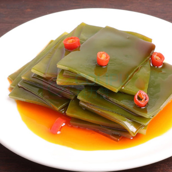 紫燕 脆滑厚海带片 红油海带片 5连包 300g