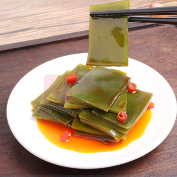紫燕 脆滑厚海带片 红油海带片 5连包 300g