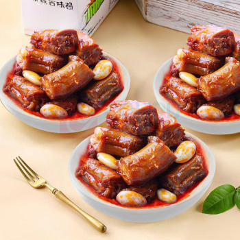 紫燕 豆香鸭脖 香辣味 3连包 180g