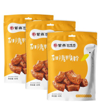 紫燕 甜辣鸭脖 3连包 180g