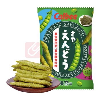 卡乐比 CALBEE (Calbee)豌豆脆 海苔味 64g/袋 24袋/箱