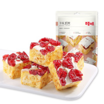 百草味 牛轧奶芙 蔓越莓味 160g/袋