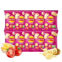 乐事 LAY'S (Lay's)墨西哥鸡汁番茄味 40克*10包 番茄味