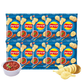 乐事 LAY'S (Lay's)意大利香浓红烩味 40克*10包 意大利香浓红烩味