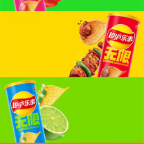 乐事 LAY'S (Lay's)无限薯片(多口味混合) 90克*8罐 多口味混合