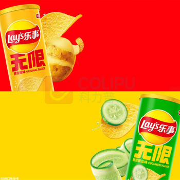 乐事 LAY'S (Lay's)无限薯片(多口味混合) 90克*8罐 多口味混合