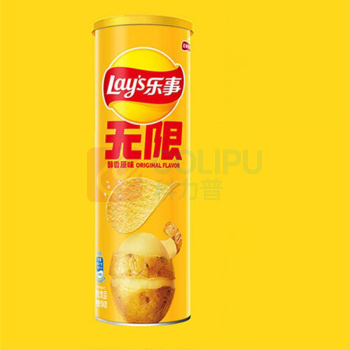乐事 LAY'S (Lay's)无限薯片(多口味混合) 90克*8罐 多口味混合