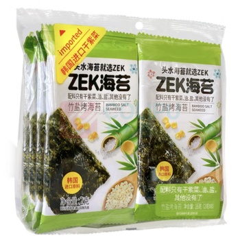 ZEK 竹盐烤海苔 2g*8包/袋 24袋/箱