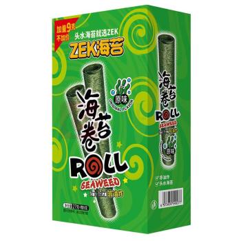 ZEK 海苔卷 原味 27g/盒 3g*9支/盒 12盒/箱