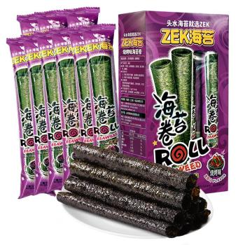 ZEK 海苔卷 烧烤味 27g/盒 3g*9支/盒 12盒/箱