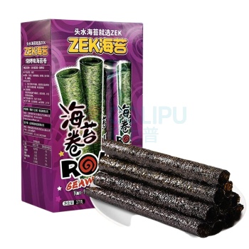 ZEK 海苔卷 烧烤味 27g/盒 3g*9支/盒 12盒/箱