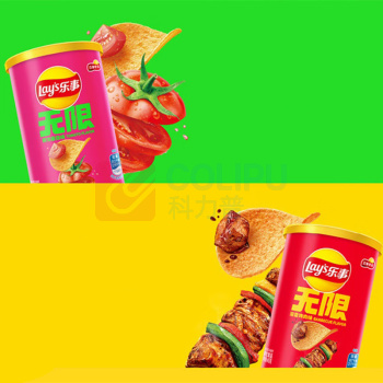 乐事 LAY'S LAY'S 无限薯片磁嗞烤肉味 40g*8罐 24罐/箱