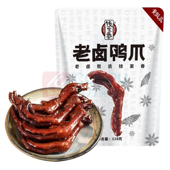 钱家香 老卤鸭爪 328g*1袋 328g