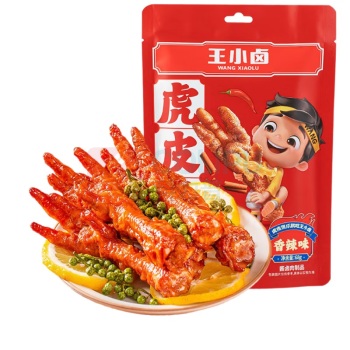 王小卤 虎皮凤爪开袋即食香辣味 210g/袋
