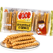 众望 ZHONGWANG 小麻花 芝麻甜味 312g/袋 20袋/箱 低糖