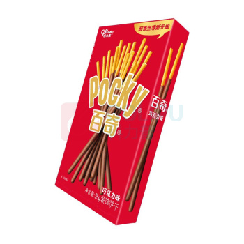 格力高 glico 百奇巧克力味饼干棒 55g*3盒 