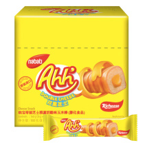 丽芝士 纳宝帝玉米棒 奶酪味 160g/盒 12盒/箱