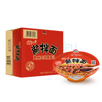 统一 贵州豆豉辣酱风味酱拌面 115克 12碗/箱 