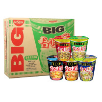 日清 NISSIN BIG合味道方便面 12桶/箱 四口味混合装