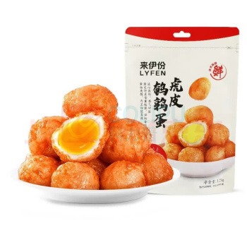 来伊份 LYFEN 虎皮鹌鹑蛋 甜辣味 125g/袋