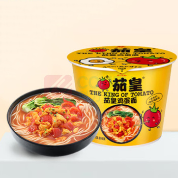 统一 方便面速食食品 茄皇鸡蛋面 120g*12桶/箱 整箱装