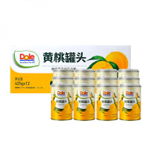都乐 Dole 糖水型黄桃罐头 425g*12罐
