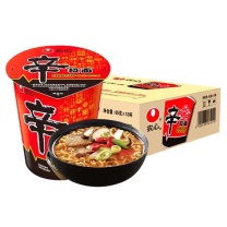 农心 辛拉面香菇牛肉味 65g*12杯/箱