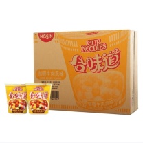 日清 NISSIN 合味道 咖喱牛肉风味 80g/杯 12杯/箱