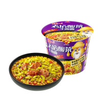 统一 老坛酸菜牛肉面 120g/桶 12桶/箱