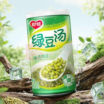 银鹭 绿豆汤 370g*12罐