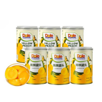 都乐 Dole 黄桃罐头 425g*6罐