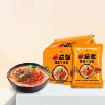 统一 茄皇 阳光番茄牛肉面 126g*5袋*6包